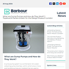 Barbour Product Search: What are Sump Pumps and How do They Work? |  Topakustik Panels chosen for the Design Museum London